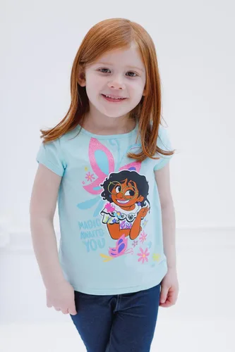 Vista 2 de Disney Classics - Paquete de 2 camisetas sin botones para niñas pequeñas y grandes (2T - 18-20)