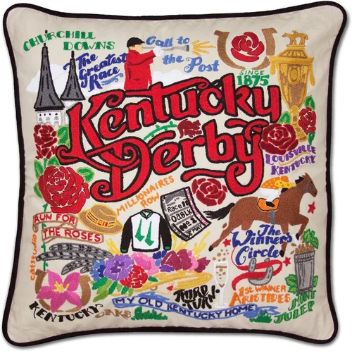 Vista 89 de Catstudio Portland (Oregon) - Almohada decorativa bordada