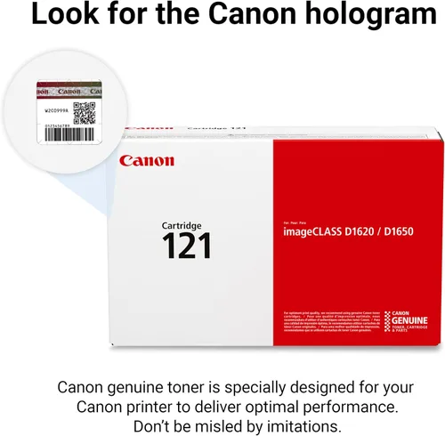 Vista 5 de Canon Cartucho de tóner negro 121 compatible con D1650, D1620