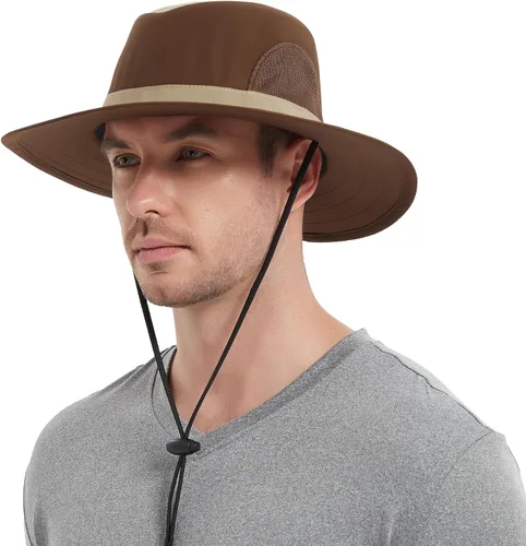 Vista 2 de Marin Safari Sun Hat with Wide Brim for Sun Protection Bucket Hat Fishing Hat for Outdoor Sports, Hunting Fishing