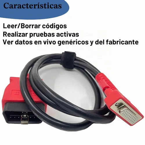 Vista 5 de Cable de reemplazo de prueba de diagnóstico OBD2 para Autel MaxiSys MS908P, prueba principal de 16 pines y 3 filas, prueba principal OBD2