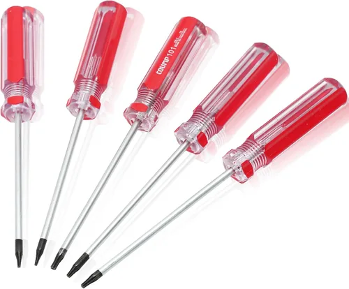 Vista 15 de Bonsicoky Destornillador Torx T6 con Punta Magnética y Empuñadura de Plástico, Destornillador Torx para Reparación de Computadoras