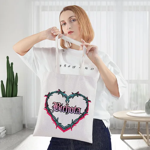 Vista 6 de WZMPA Bolsa de maquillaje cosmética de música latina, regalo inspirado en música, fanáticos de la música, bolsa con cremallera para familiares