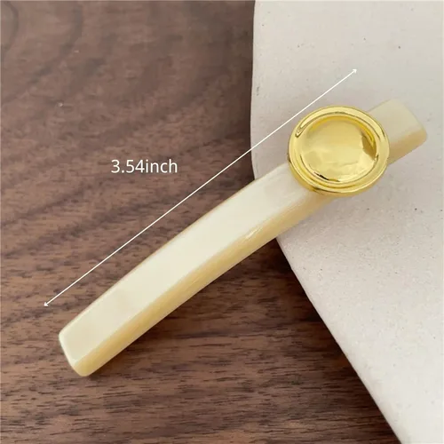 Vista 3 de Pinzas automáticas para el cabello para mujeres, cabello grueso, para niñas, mujeres, horquilla, cierre de pelo retro