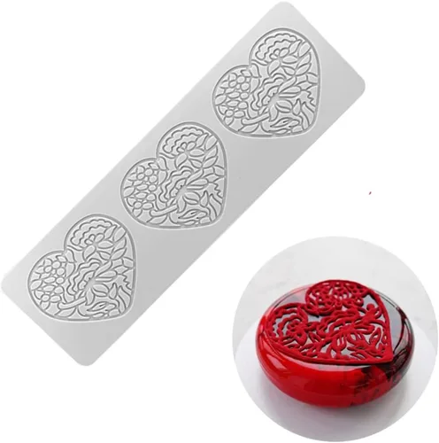 Vista 17 de Molde de encaje de hojas huecas 3D para fondant, molde de múltiples hojas y flores para dulces, chocolate, azúcar, decoración de pasteles, parte