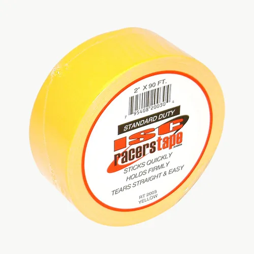 Vista 2 de ISC Racer's Tape cinta adhesiva de rendimiento estándar, Plateado