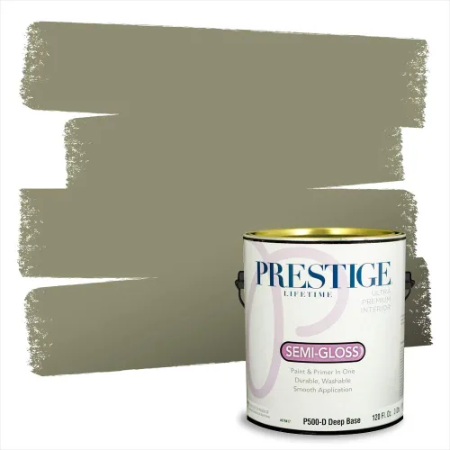 Vista 185 de Prestige Paints - 2 en 1, pintura base y pintura de exterior, E100-N-735BM