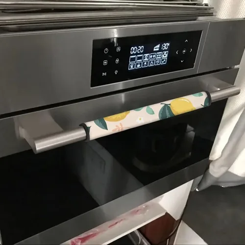 Vista 6 de DISNIMO Fundas para manija de puerta de refrigerador con calabaza otoñal, 8 piezas Kithchen para nevera, microondas, horno, lavavajillas, protector
