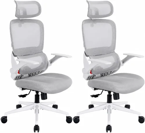 Vista 18 de SIHOO Silla de oficina ergonómica M57, silla de escritorio con respaldo de Negro
