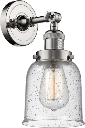 Vista 26 de Innovations 203-BB-G54 1 Aplique de luz, pantalla de campana pequeña, latón cepillado