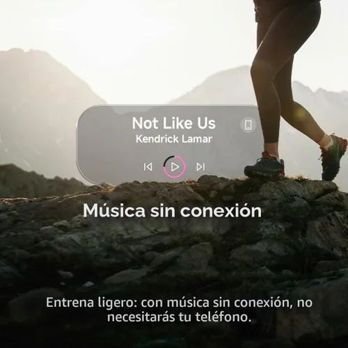 Vista 6 de Cubitt VIVA Lite Smartwatch, AMOLED de 1.85 pulgadas, GPS integrado, llamadas Bluetooth, asistente VITA AI, navegación de ruta, brújula, más de 100