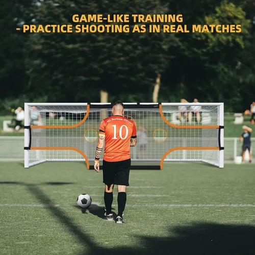 Vista 7 de MR Soccer Goal Target Sheet, Field Net, Professional Shooting Practice Aid