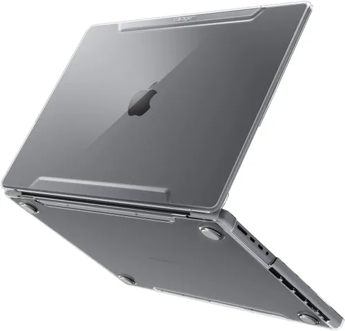 Vista 10 de Spigen Funda rígida transparente para MacBook Air de 15 pulgadas M5 (2026), MacBook Air de 15 pulgadas M4/M3/M2 (2025-2022), ajuste delgado, funda