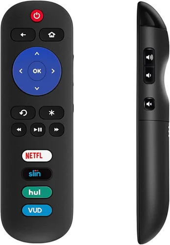 Vista 4 de Paquete de 2 controles remotos universales para TCL Roku TV/Hisense TV/Onn TV/Philips TV/Sharp TV/Westinghouse TV/Sanyo TV/RCA TV/JVC TV/Element TV