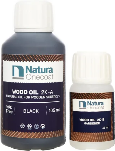 Vista 13 de Aceite Mancha para Madera - 769 pies² - 1.3 L, Blanco – Acabado de Madera para Muebles de Interior y Pisos - Aceite de Madera de Linaza - Secado