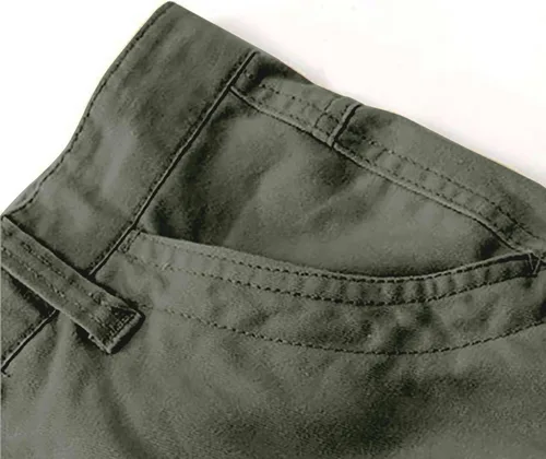 Vista 2 de LCMTWX Pantalones deportivos para hombre con bolsillos, pantalones casuales de trabajo, pantalones cargo con cintura elástica, pantalones deportivos