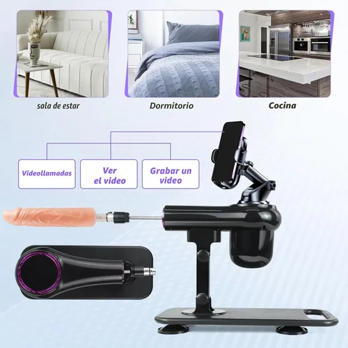 Vista 7 de Máquina sexual ANNGEOK Máquina de consolador automático de empuje sexual
