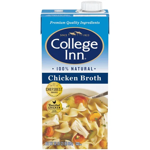 Vista 7 de College Inn Caldo de pollo sin grasa y bajo en sodio, 14.5 oz