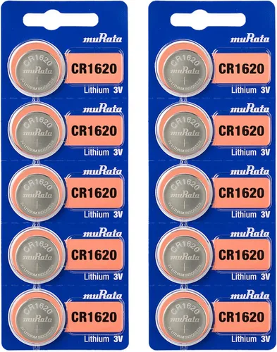 Vista 9 de Murata Batería CR1620 3V Litio Moneda Celda - Reemplaza Sony CR1620 (2 Baterías)