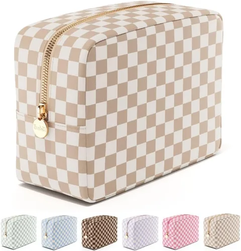 Vista 15 de Bolsa de Maquillaje de Viaje Embla Bolsa de Artículos de Aseo de Viaje, Negro, Mini, Mini