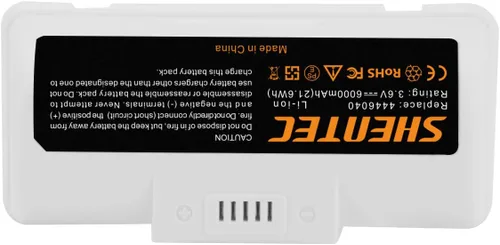Vista 7 de Shentec Batería de 6000mAh 3.6V compatible con iRobot Braava Jet 240
