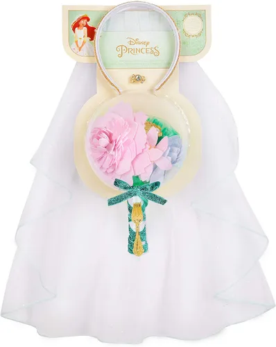 Vista 8 de Disney Ariel - Vestido de novia y accesorios para niñas La Sirenita
