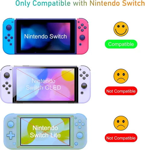 Vista 2 de Paquete de 3 protectores de pantalla de vidrio compatibles con Switch Premium Protector de pantalla de vidrio templado