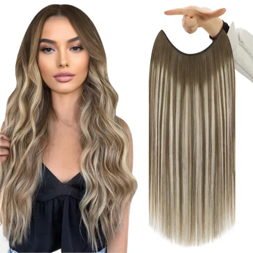 Vista 41 de Full Shine - Extensiones invisibles de cabello con alambre de 12 pulgadas