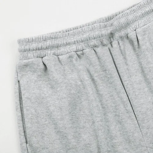 Vista 5 de Mensch Pantalones deportivos de cintura alta para mujer, pantalones deportivos para gimnasio, atléticos, holgados, con bolsillos