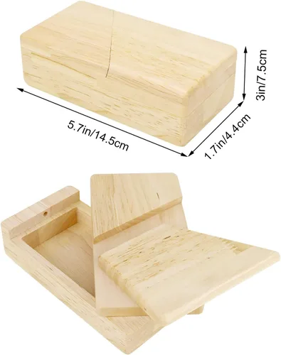 Vista 5 de Caja de Rompecabezas Imposible, Caja Secreta de Dinero, Mini Caja de Rompecabezas 3D, Cajas de Tarjetas de Efectivo Sorpresa, Caja Mágica de Madera