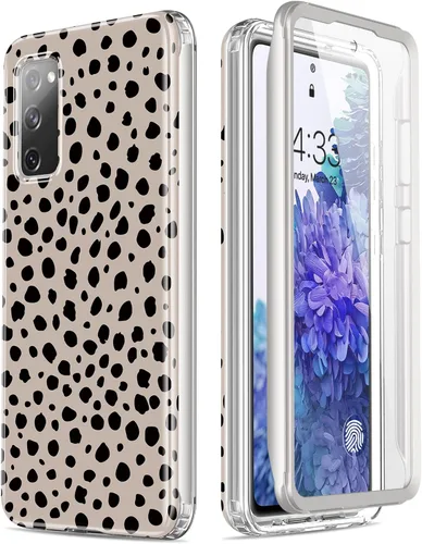 Vista 18 de Esdot Funda compatible con Samsung Galaxy S20 FE con protector de pantalla integrado, con diseño de moda para mujeres y niñas, funda protectora