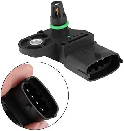 Vista 3 de LOGEA Interruptor del sensor de presión Mapa Colector de presión de aire Turbo Boost Sensor Compatible con Opel Fiat Compatible con Zafira Bosch