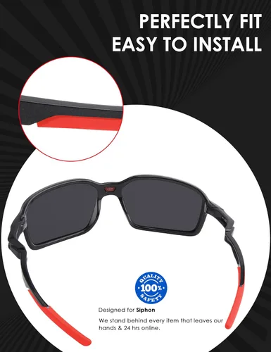 Vista 2 de BLAZERBUCK Calcetines de repuesto para gafas de sol Oakley Siphon OO9429