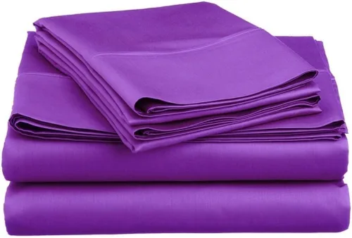 Vista 20 de Singh's Textiles Juego de sábanas de 700 hilos, 100% algodón egipcio, 4 piezas, se adapta a colchones de hasta 12 a 14 pulgadas de profundo bolsillo
