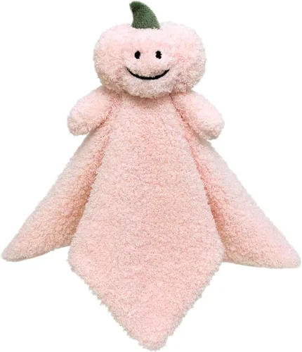 Vista 8 de Manta de seguridad suave de calabaza negra para bebé, manta de felpa con personaje de calabaza, regalo de baby shower/guardería, manta