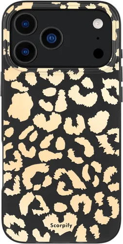 Vista 47 de SCORPIFY - Funda para iPhone 17 Pro Max Leopardo negro transparente LP-Negro Transparente Leopardo