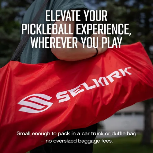 Vista 8 de Selkirk Sport Red de pickleball de ajuste rápido Tamaño reglamentario USAPA Configuración rápida de 5 minutos Portátil y ligera Resistente