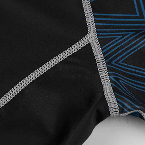 Vista 5 de Conjunto de 2 piezas de chaqueta de manga larga para hombre, gimnasio, correr, fitness, pantalones de compresión, camiseta de manga larga, conjunto