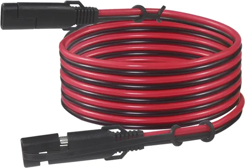 Vista 8 de SAE 16AWG Cable de Extensión para Cargador de Batería de Servicio Pesado de 6 Pies con Conector SAE de 2 Pines de Desconexión Rápida y Adaptador