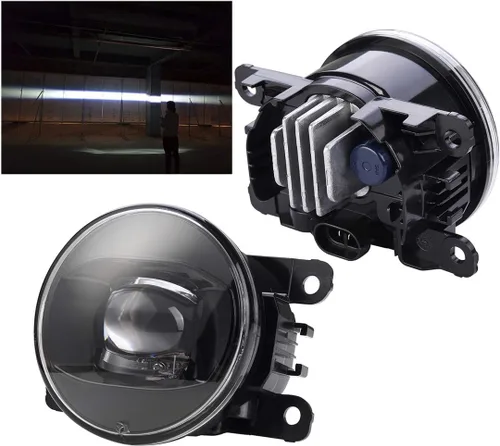 Vista 9 de TangMiGe Lámparas antiniebla para Nissan Honda, Ford, Acura, Subaru, Suzuki, Lincoln, Jaguar, accesorios para conducción, luz antiniebla, repuesto