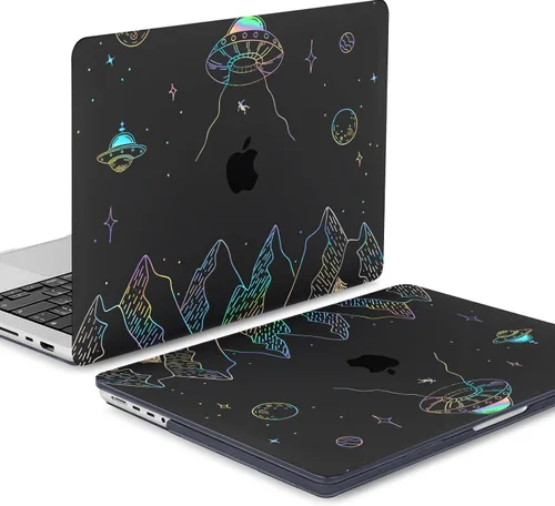Vista 27 de Compatible con Funda para MacBook Air de 13 Pulgadas con Diseño de Cocodrilo 2021 2020 2019 2018 M1 A2337 A2179 A1932, Texturizada Elegante Lujosa