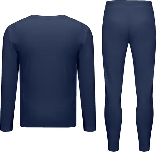 Vista 3 de Little Donkey Andy Conjunto de ropa interior térmica con forro polar para hombre con capa base de Johns largos en la parte superior inferior