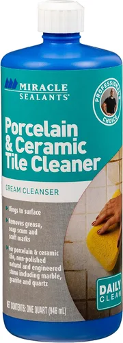Vista 2 de Miracle Sealants PCTCGAL4 Limpiadores de azulejos de porcelana y cerámica, galón Lifts grease, soap scum, dirt, stains, & scuffs from porcelain or