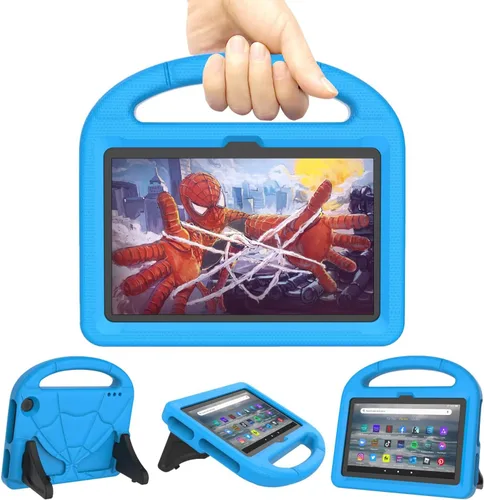 Vista 13 de Funda para tableta para nuevo 7 pulgadas 2024, cubierta ligera a prueba de golpes para niños con cubierta de soporte - negro