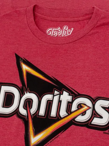 Vista 2 de Tee Luv Camiseta Doritos para hombre - Camiseta con logotipo de tortilla Chip Snack