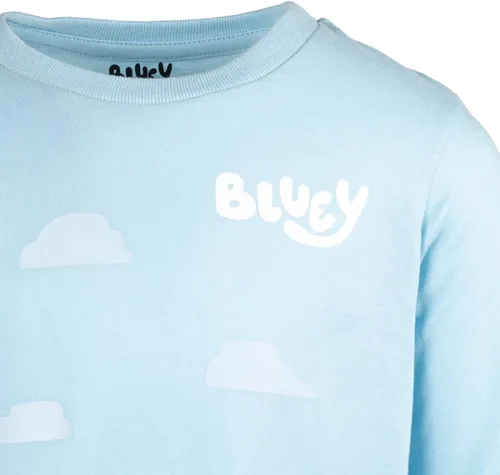 Vista 5 de Bluey Paquete de 2 camisetas gráficas de manga larga para niños