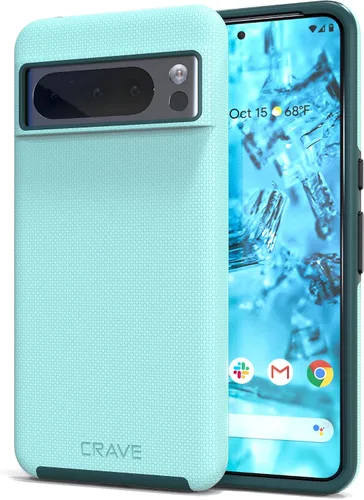 Vista 39 de Crave Dual Guard para Google Pixel 6 Pro, funda de doble capa de protección contra golpes para Google Pixel 6 Pro - Aguamarina