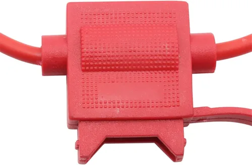 Vista 4 de ATC Medium Blade Fuse Holder for Automobile 32V 18/16/14/12/10AWG Standard Fuse Insert 1Pcs (Size : 10A, Color : RED_16 AWG)