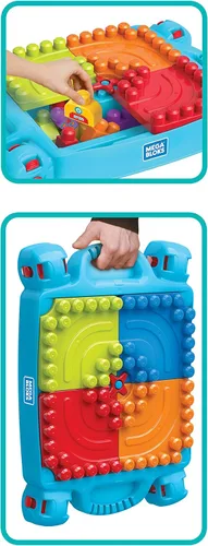Vista 14 de Mega Bloks First Builders Build 'n Learn - Mesa con bloques de construcción grandes, juguetes de construcción para niños pequeños (30 piezas)