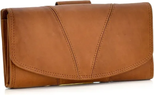 Vista 8 de Style N Craft Full-Grain Leather Clutch Wallet for Women, RFID-Protected with Multiple Card Holders